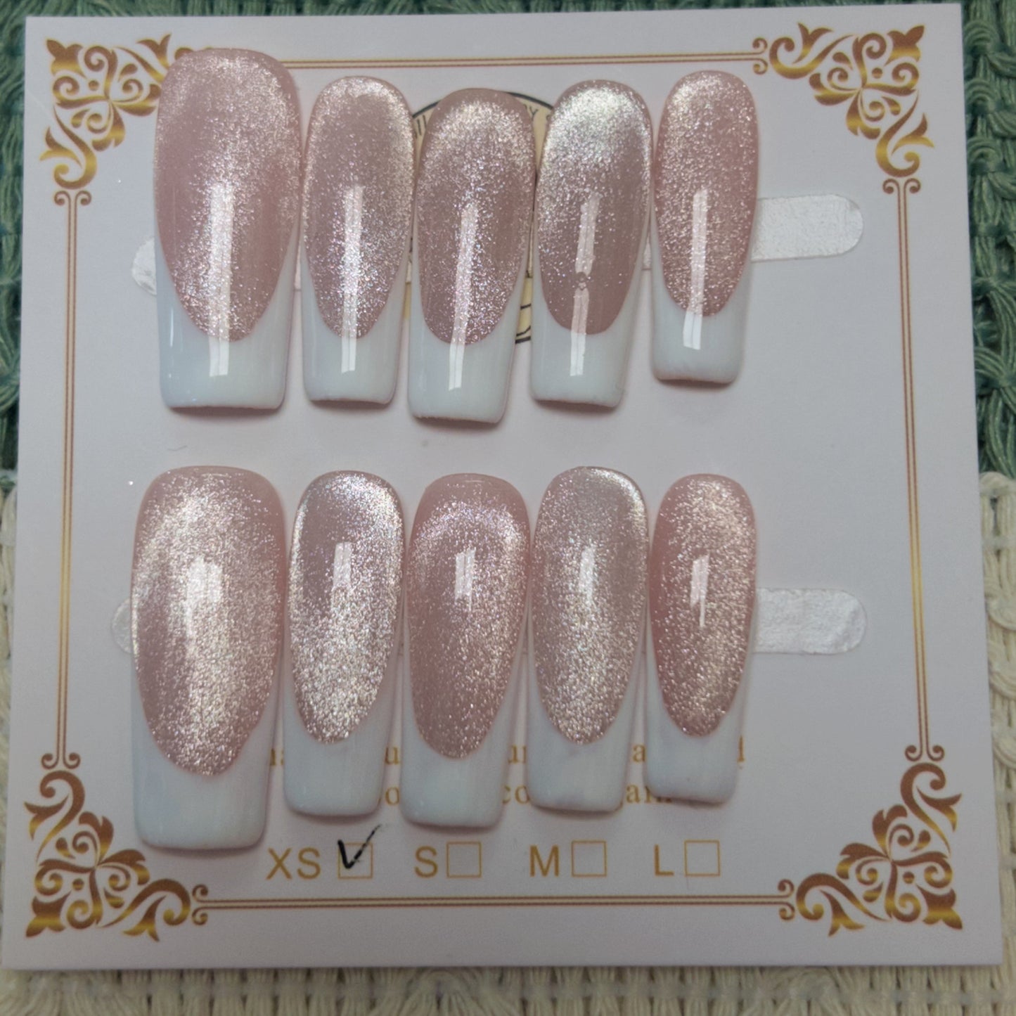 White crystal ice